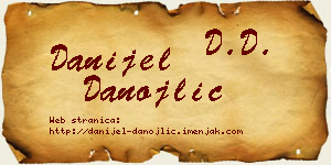 Danijel Danojlić vizit kartica